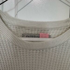 White outerknown sweater. Very good condition.